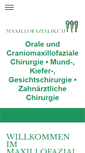 Mobile Screenshot of maxillofazialikum.de